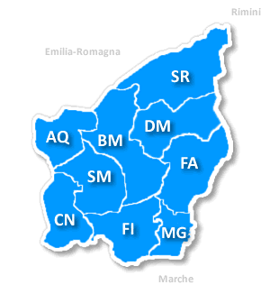 Mappa di San Marino